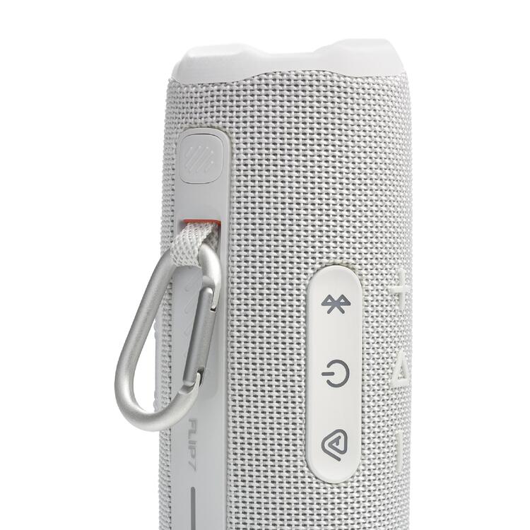 JBL Flip 7 | Portable Speaker - Bluetooth - Waterproof - Up to 14 hours battery life - White-Audio Video Centrale