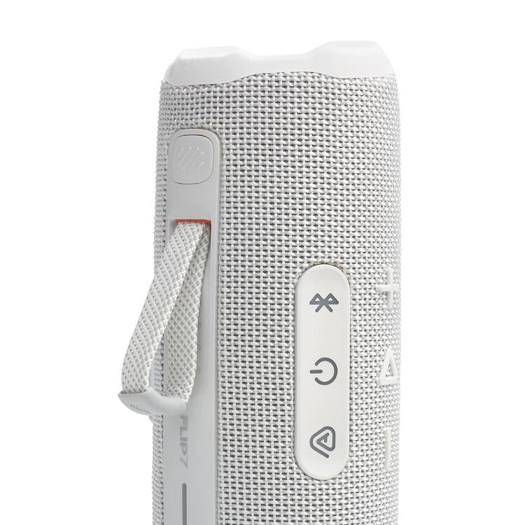 JBL Flip 7 | Portable Speaker - Bluetooth - Waterproof - Up to 14 hours battery life - White-Audio Video Centrale
