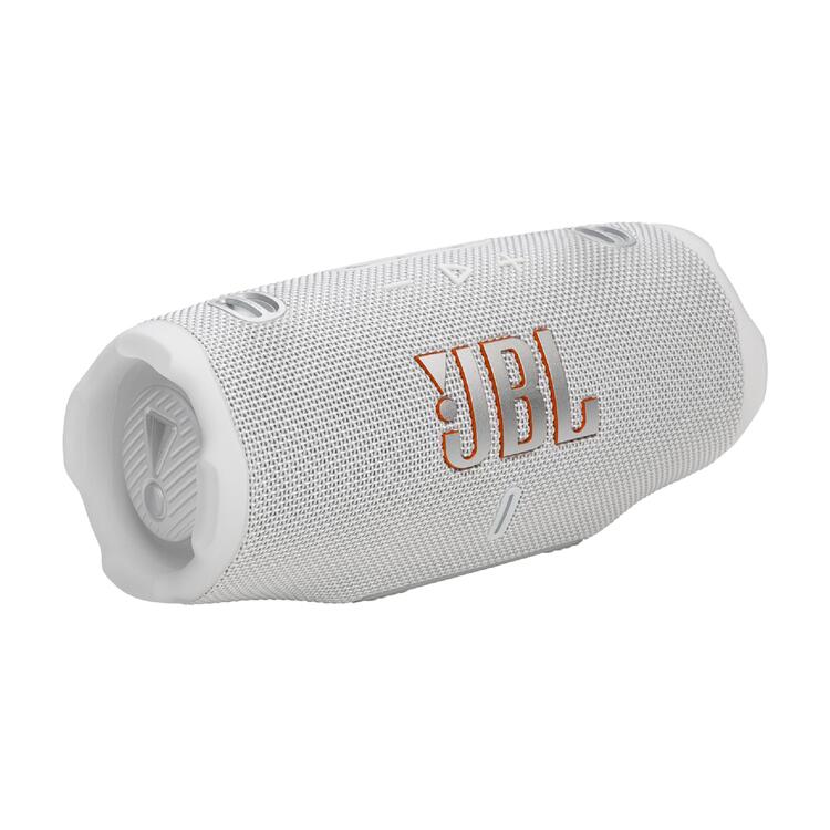 JBL Charge 6 | Bluetooth Portable Speaker - Waterproof - Auracast - 28 Hours autonomy - White-Audio Video Centrale