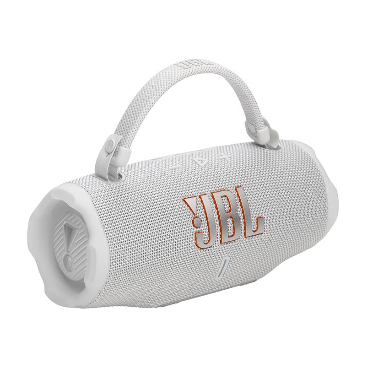 JBL Charge 6 | Bluetooth Portable Speaker - Waterproof - Auracast - 28 Hours autonomy - White-Audio Video Centrale
