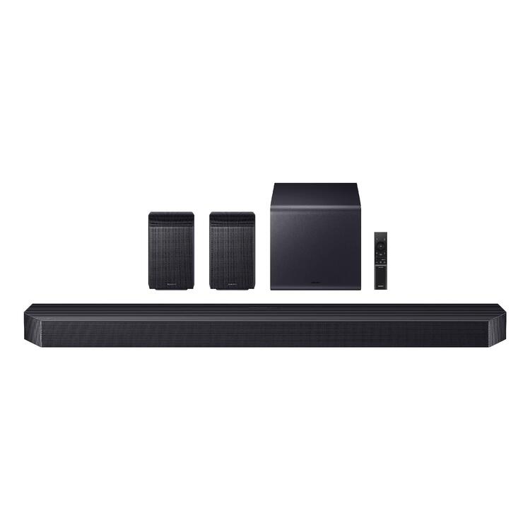 Samsung HW-Q990F | Soundbar - 11.1.4 channels - Dolby ATMOS - Subwoofer + Wireless rear speakers - 756W - Q-Symphony - Black-Audio Video Centrale