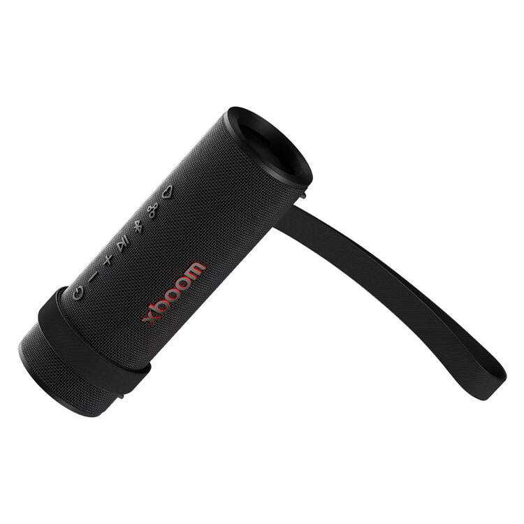 LG xboom Grab | Portable speaker - Bluetooth - IP67 - AI lighting - Black-Audio Video Centrale