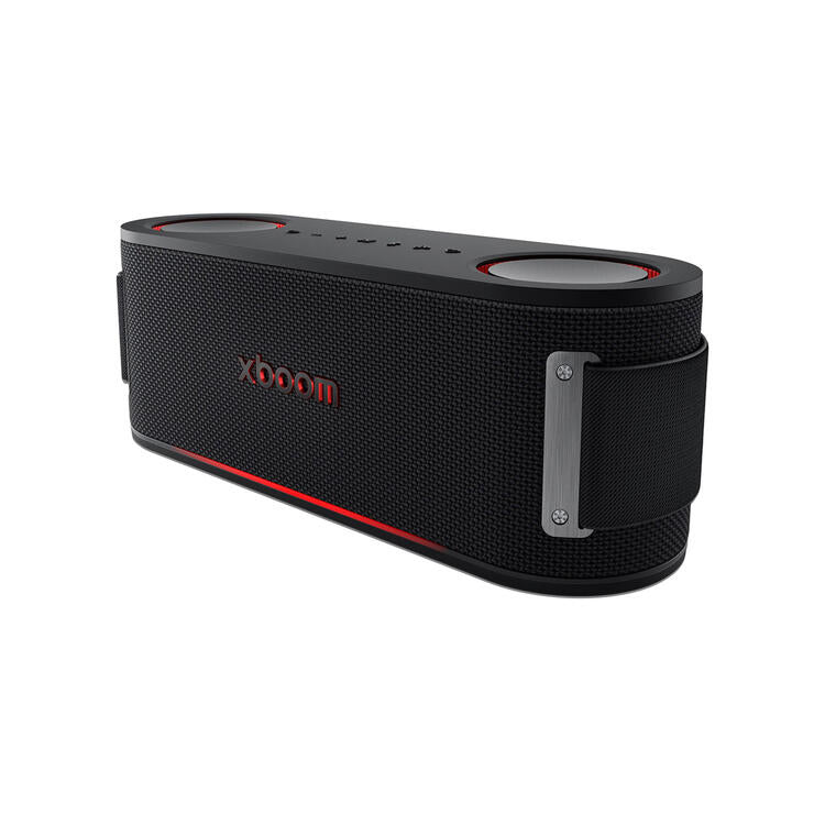 LG xboom Bounce | Portable speaker - Bluetooth - IP67 - AI lighting - Black-Audio Video Centrale