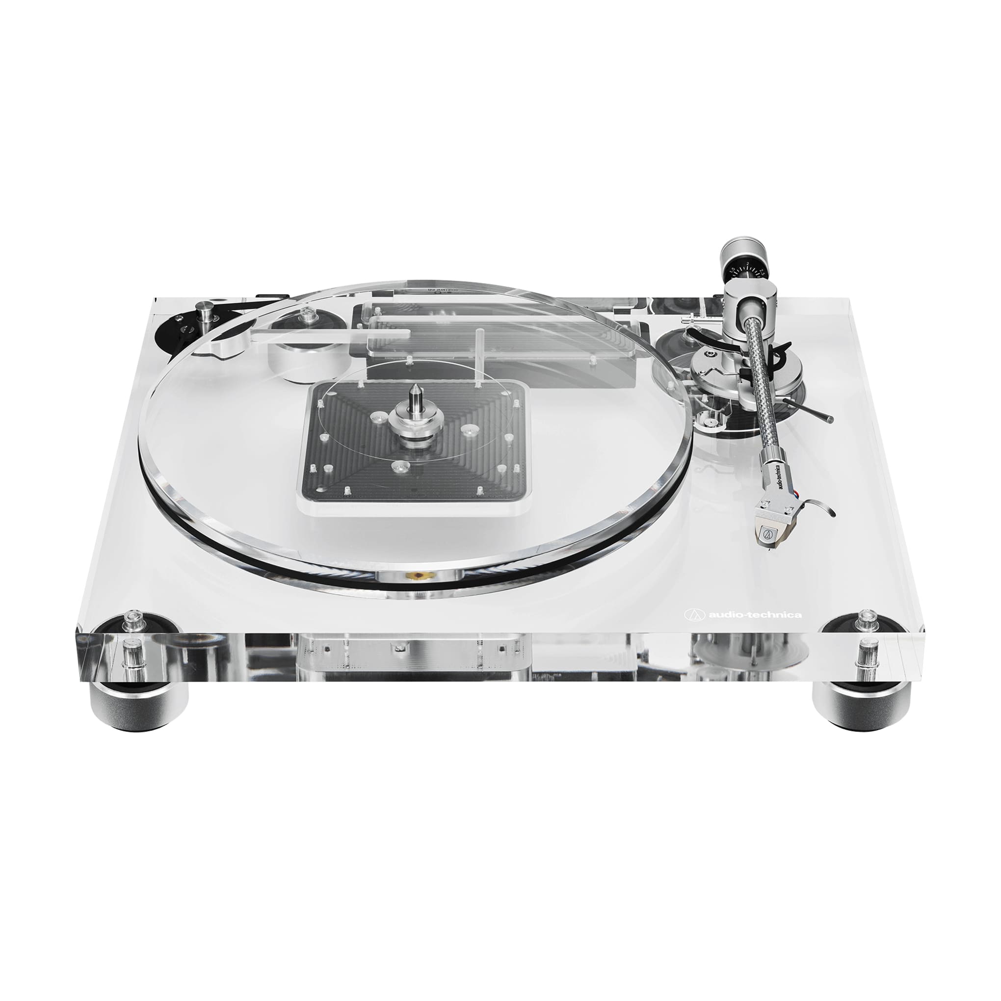 Audio-Technica AT-LPA2 | Turntable - Fully manual - Acrylic | 01 | centrale Audio Video