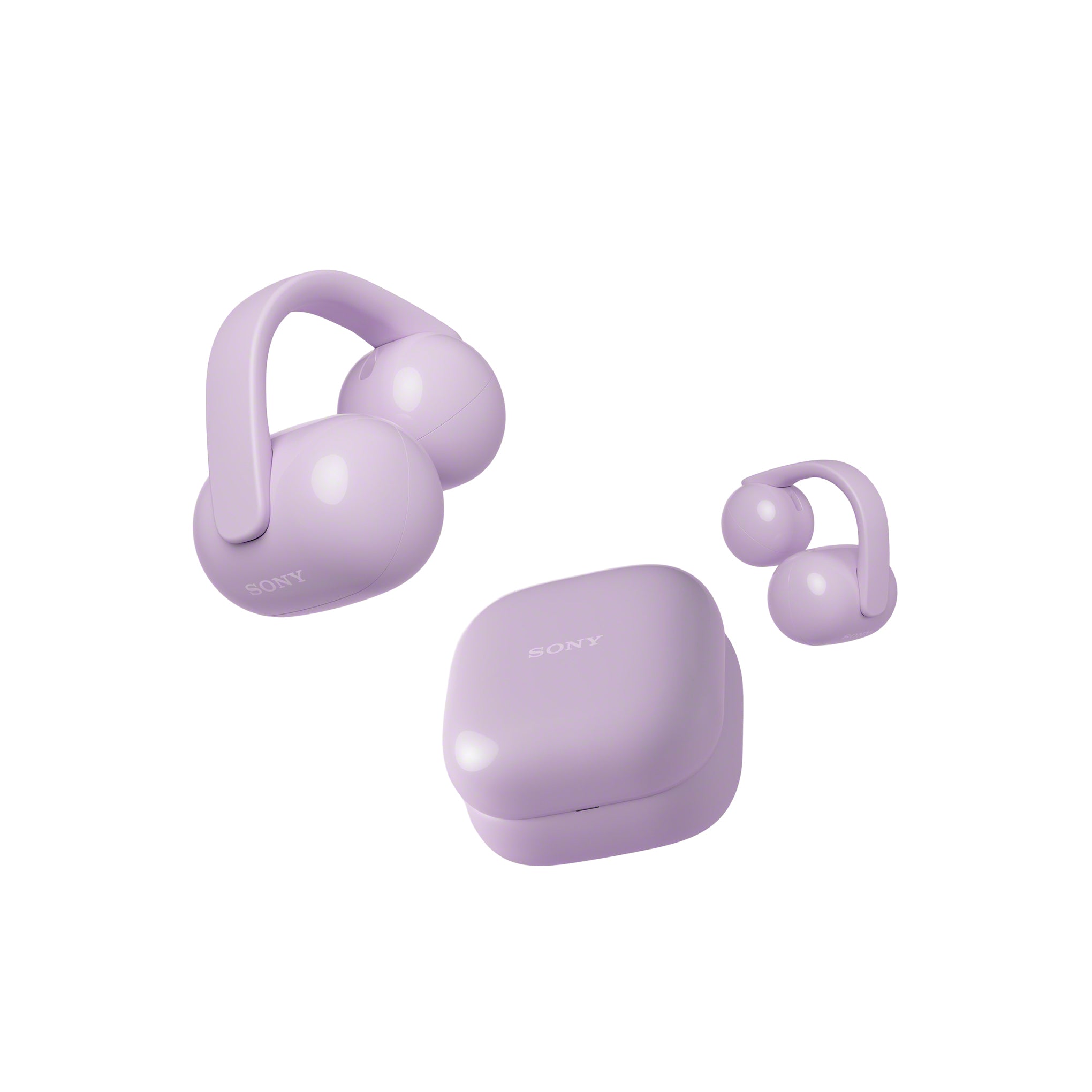 Sony Linkbuds Clip | In-ear headphones - Wireless - Lavender-Audio Video Centrale