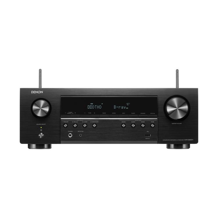 Denon AVRS660H | 5.2 Channel AV Receiver - Home Theater - 8K - Built-in HEOS - Voice Control - 75 W / Channel - Black-Audio Video Centrale