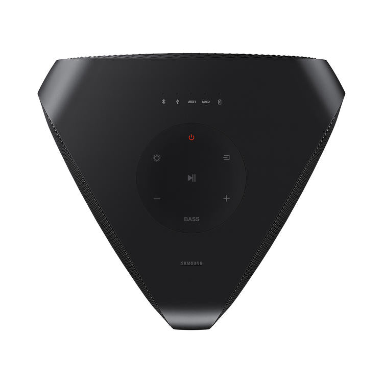 Samsung MXST50B | Powerful portable speaker - Sound tower - Bluetooth - 240W - Karaoke function - LED lights - Multiple Bluetooth connection - Black-Audio Video Centrale