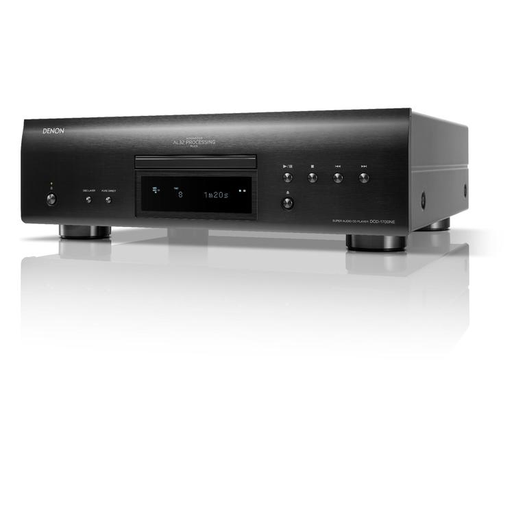 Denon DCD-1700NE | CD/SACD Player - With Advanced AL32 Processing Plus - SVH mechanism - Black-Audio Video Centrale