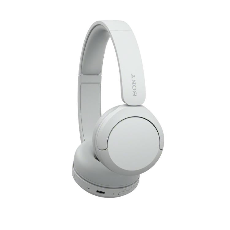 Sony WH-CH520 | On-Ear Headphones - Wireless - Bluetooth - Up to 50 hours battery life - White-Audio Video Centrale