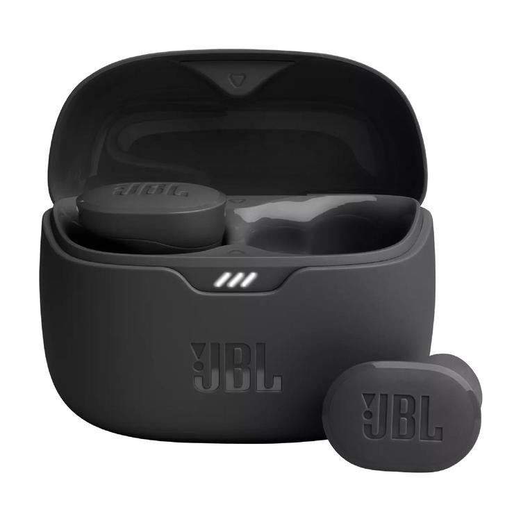 JBL Tune Buds | In-Ear Headphones - Truly Wireless - Bluetooth - Noise Reduction - 4 microphones - Black-Audio Video Centrale