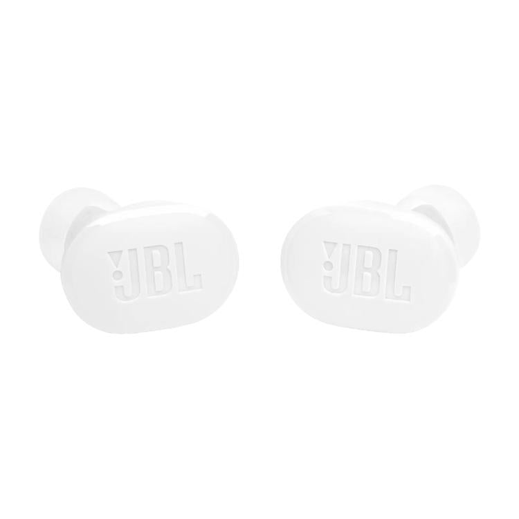 JBL Tune Buds | In-Ear Headphones - Truly Wireless - Bluetooth - Noise Reduction - 4 microphones - White-Audio Video Centrale