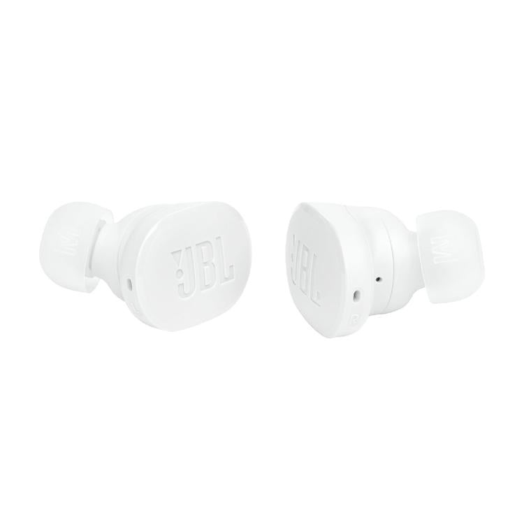JBL Tune Buds | In-Ear Headphones - Truly Wireless - Bluetooth - Noise Reduction - 4 microphones - White-Audio Video Centrale