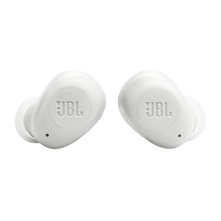 JBL Vibe Buds | In-Ear Headphones - Wireless - Bluetooth - Smart Ambient Technology - White-Audio Video Centrale