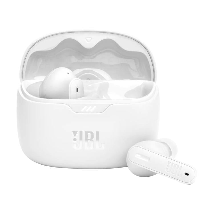 JBL Tune Beam | In-Ear Headphones - Truly Wireless - Bluetooth - Smart Ambient - Stick-open Design - White-Audio Video Centrale
