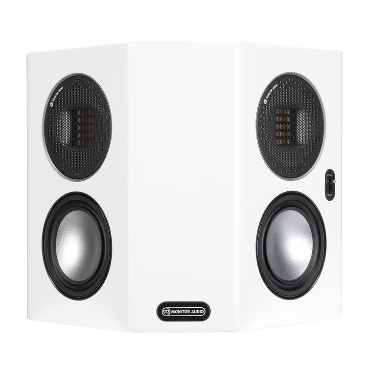 Monitor Audio Gold FX | Speakers - Compact - 2 way - 100W - Pair - Satin White-Audio Video Centrale