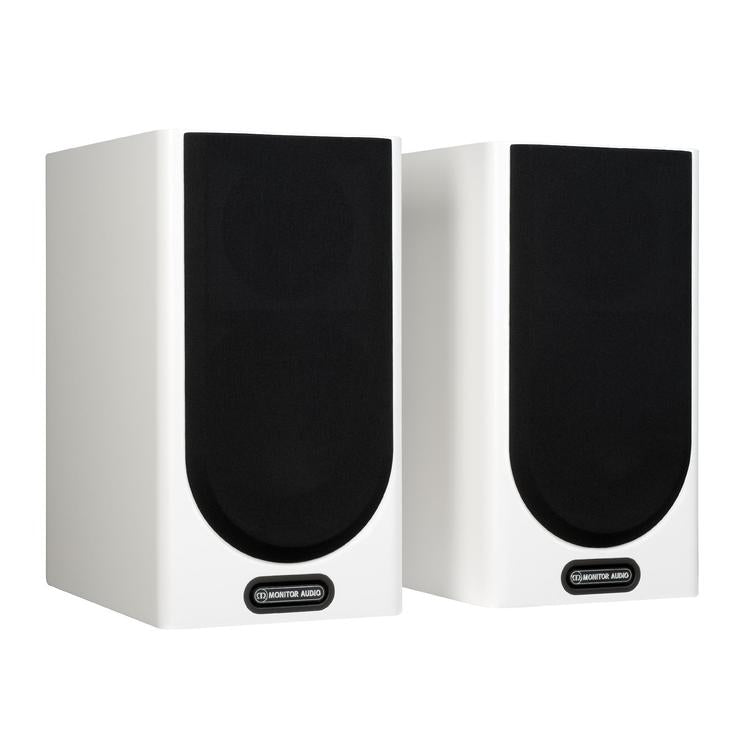 Monitor Audio Gold 100 | Bookshelf Speakers - 2 way - 120W - Pair - Satin White-Audio Video Centrale