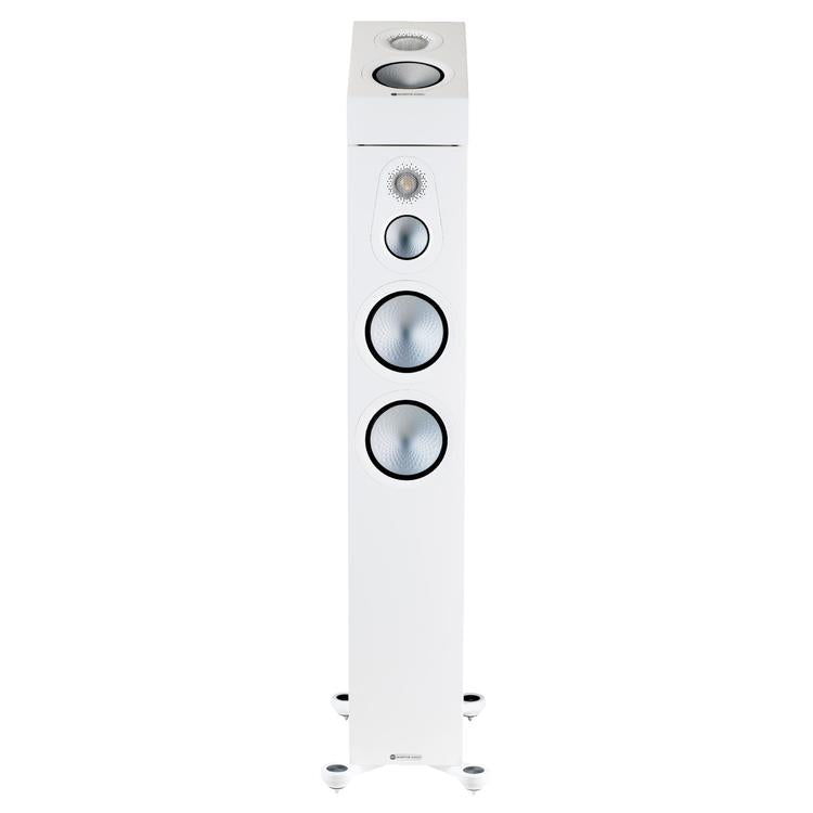 Monitor Audio Silver 300 7G | Floorstanding Speakers - Tower - 3 way - 200W - Pair - Satin White-Audio Video Centrale