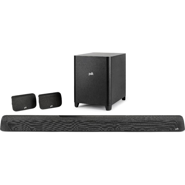 Polk MagniFi MAX AX SR | 7.1.2 Home Theater System - Soundbar - 10" Wireless Subwoofer - Dolby Atmos - Black-Audio Video Centrale
