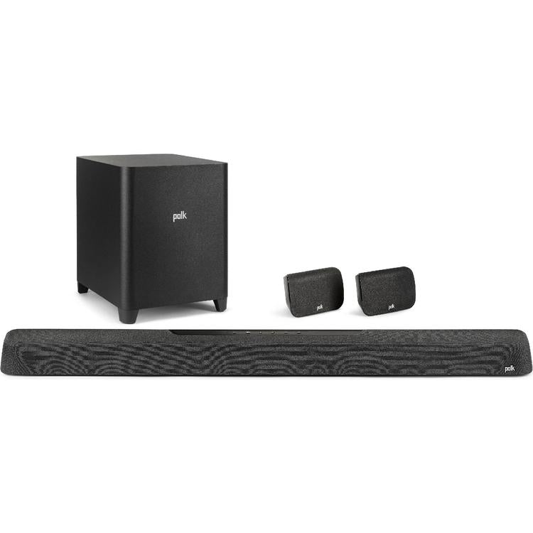 Polk MagniFi MAX AX SR | 7.1.2 Home Theater System - Soundbar - 10" Wireless Subwoofer - Dolby Atmos - Black-Audio Video Centrale