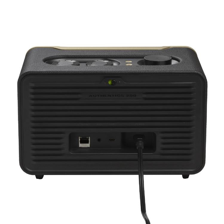 JBL Authentics 200 | Stereo Speakers - Wi-Fi - Bluetooth - Black-Audio Video Centrale