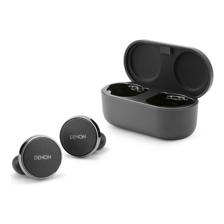 Denon PERL PRO | In-Ear Headphones - Wireless - Bluetooth - Masimo Adaptive Acoustic Technology - Black-Audio Video Centrale
