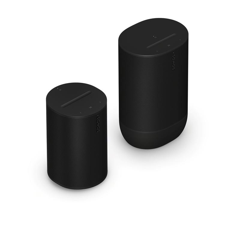 Sonos | Indoor/Outdoor Set - Era 100 and Move 2 - Black-Audio Video Centrale