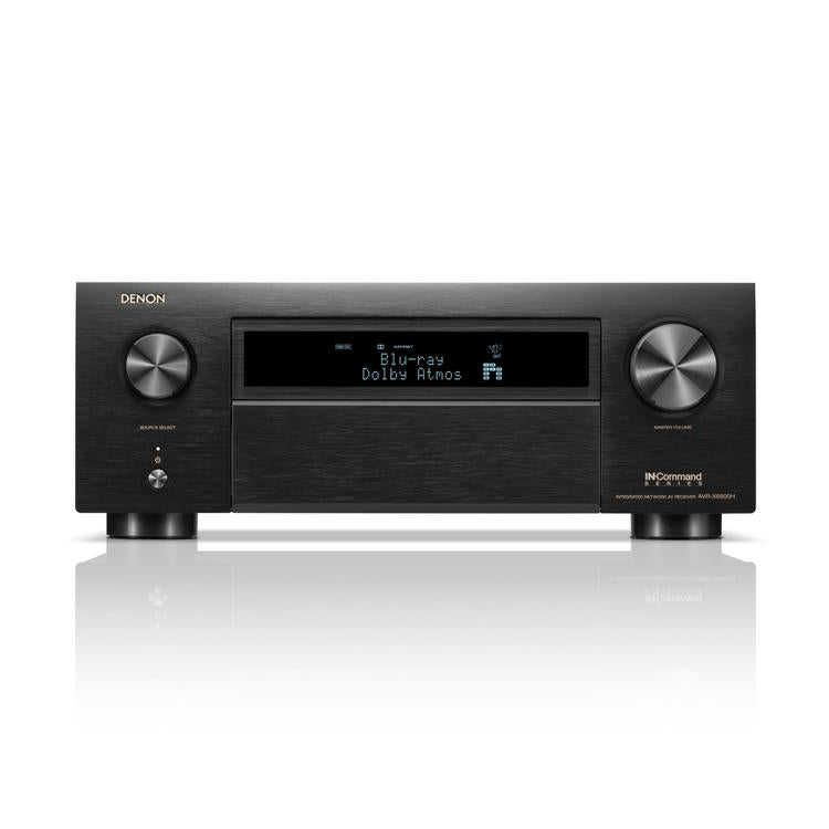 Denon AVRX6800H | 11.4 channel AV receiver - Home theatre - 3D - 8K - HEOS - Black-Audio Video Centrale