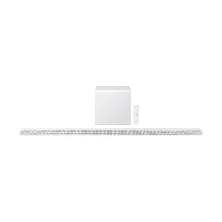 Samsung HW-S801D | Ultra slim soundbar - 3.1.2 channels - Wireless subwoofer - 330W - Dolby Atmos - Bluetooth - White-Audio Video Centrale