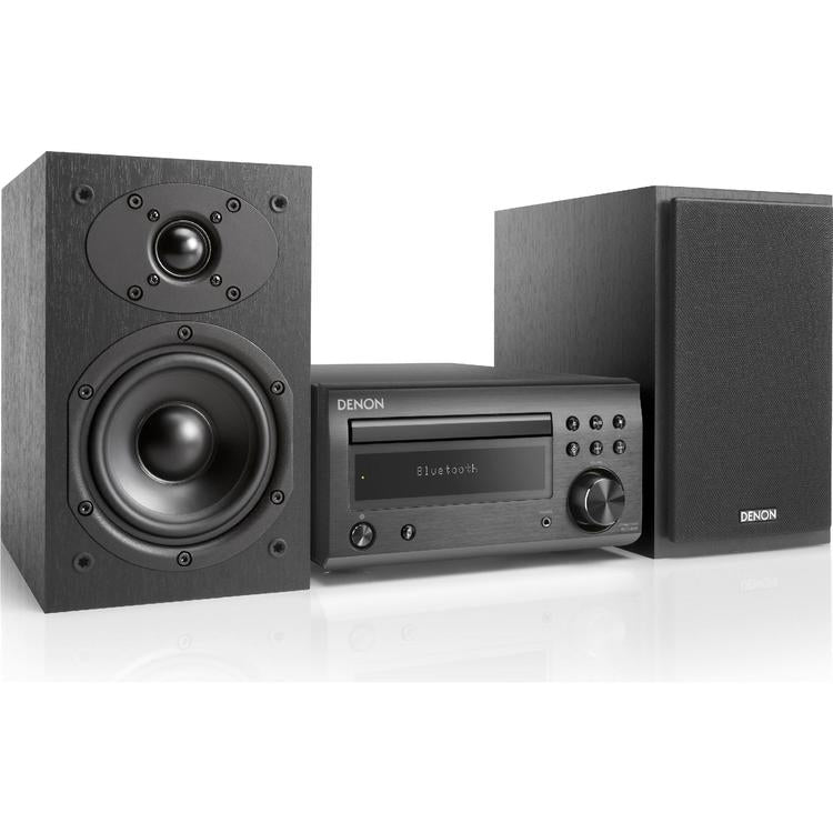 Denon DM-41SBK | Wireless Micro Hi-Fi System - 2 Ch. - Bluetooth - Black-Audio Video Centrale