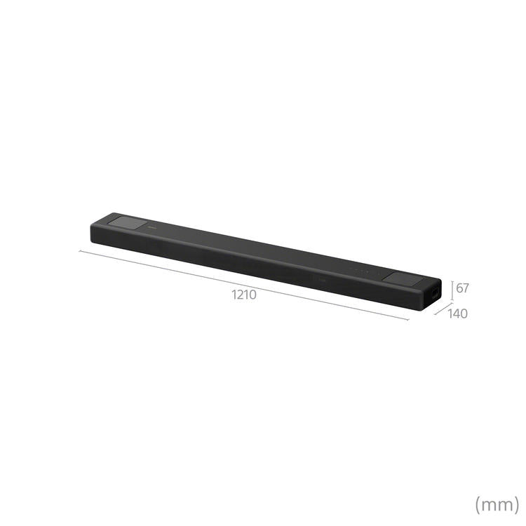 Sony HT-A5000 | Soundbar - For home theater - 5.1.2 channels - Wireless - Bluetooth - Built-in Wi-Fi - 450 W - Dolby Atmos - DTS: X - Black-Audio Video Centrale