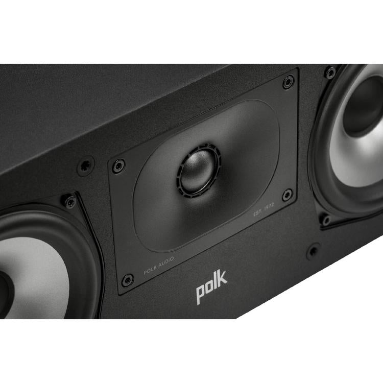 Polk Monitor XT30 | Center Speaker - Hi-Res Audio Certified - Black-Audio Video Centrale