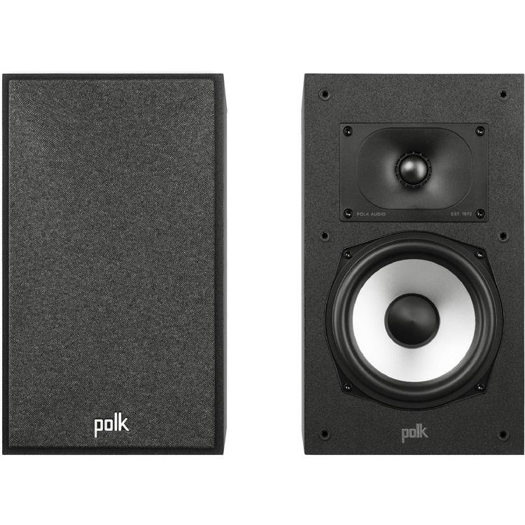 Polk Monitor XT20 | Bookshelf Speakers Set - Hi-Res Audio Certified - Compact - Black - Pair-Audio Video Centrale