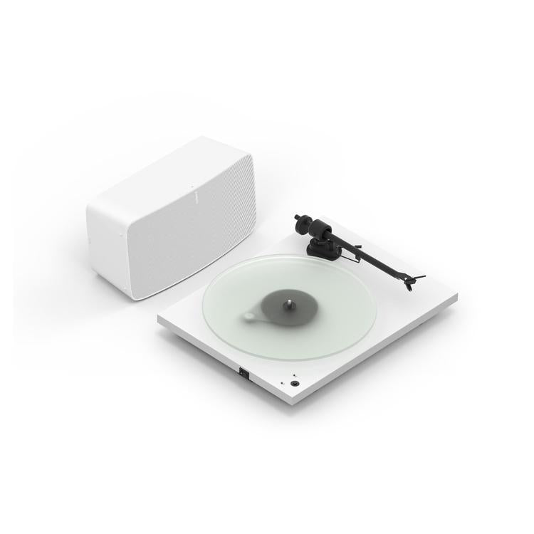 Sonos | Turntable Set - Pro-Ject T1 Phono SB + Sonos Five - White-Audio Video Centrale