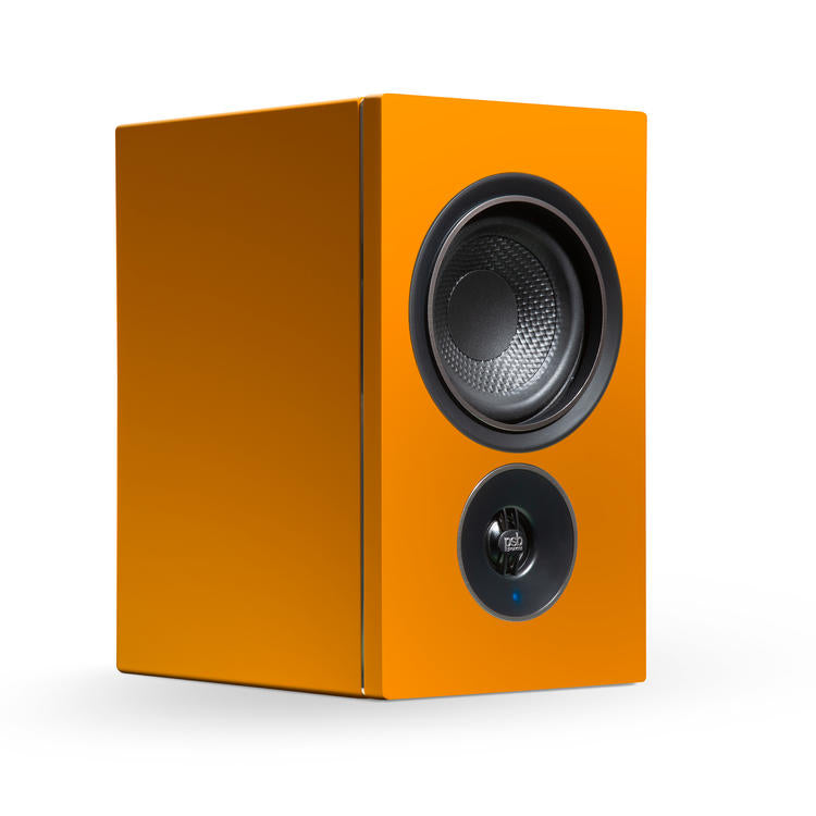 PSB Alpha iQ | Amplified Speaker - Wireless - Streaming with BluOS - Orange - Pair-Audio Video Centrale