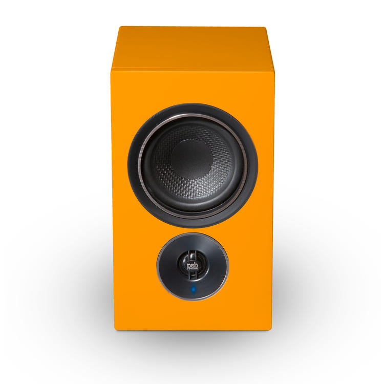 PSB Alpha iQ | Amplified Speaker - Wireless - Streaming with BluOS - Orange - Pair-Audio Video Centrale