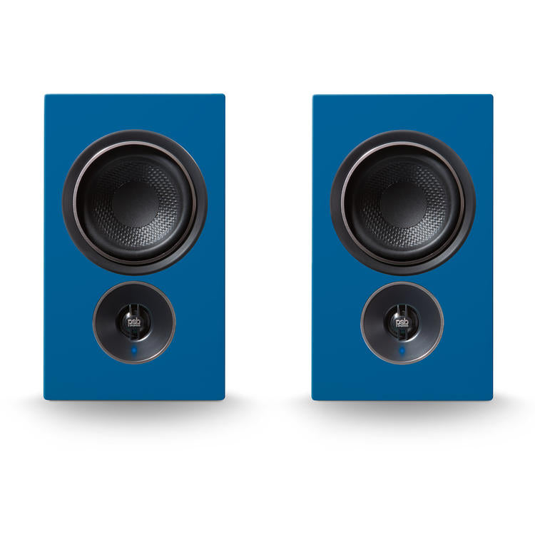 PSB Alpha iQ | Amplified Speaker - Wireless - Streaming with BluOS - Midnight Blue - Pair-Audio Video Centrale