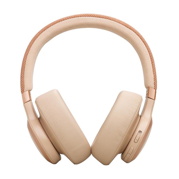 JBL Live 770NC | On-Ear Headphones - Wireless - Bluetooth - Sandstone-Audio Video Centrale