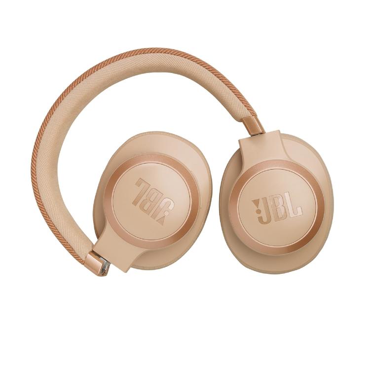 JBL Live 770NC | On-Ear Headphones - Wireless - Bluetooth - Sandstone-Audio Video Centrale