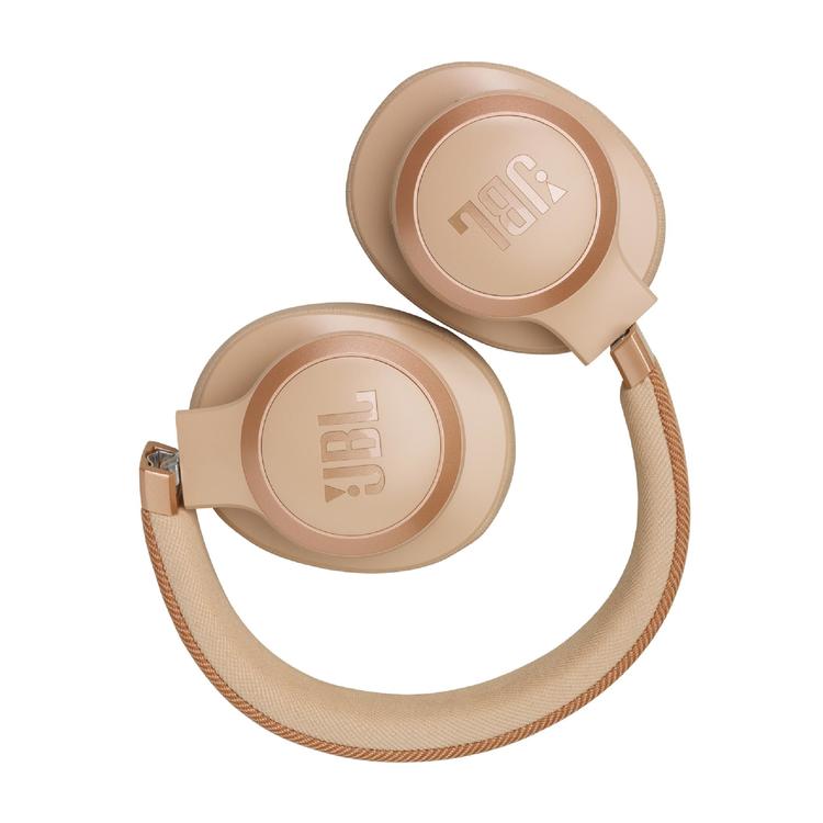 JBL Live 770NC | On-Ear Headphones - Wireless - Bluetooth - Sandstone-Audio Video Centrale