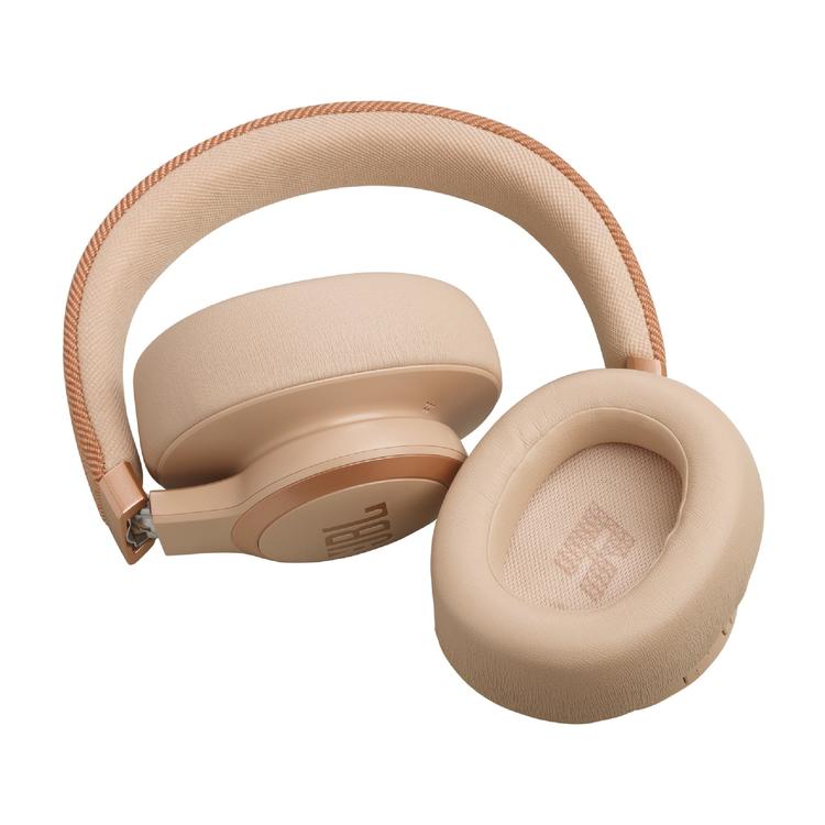 JBL Live 770NC | On-Ear Headphones - Wireless - Bluetooth - Sandstone-Audio Video Centrale