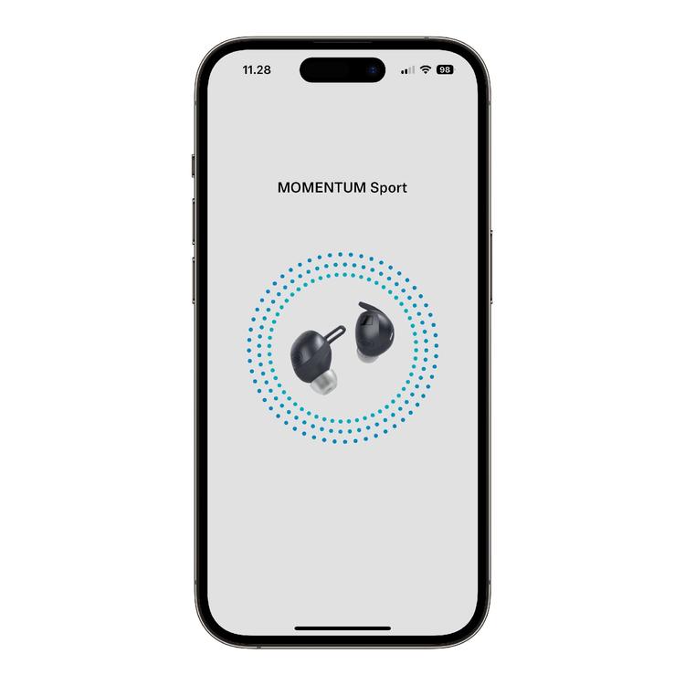 Sennheiser Momentum Sport TW | In-ear headphones - Wireless - Active noise reduction - Black-Audio Video Centrale