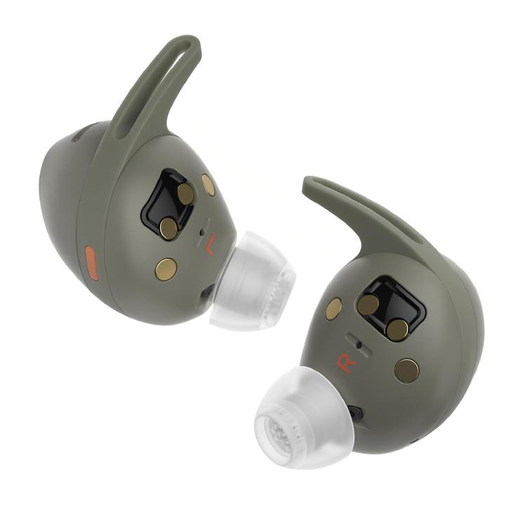 Sennheiser Momentum Sport | In-ear headphones - Wireless - Active noise reduction - Olive-Audio Video Centrale