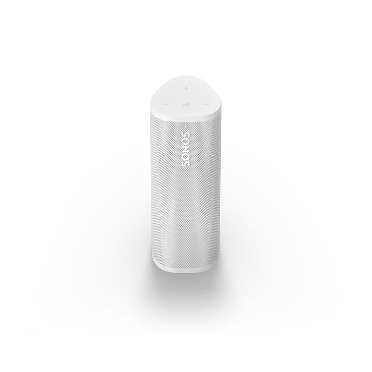 Sonos Roam 2 | Portable Speaker - Bluetooth - Wi-Fi - Waterproof - Stereo Pairing - White-Audio Video Centrale