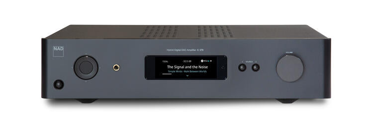 NAD C379 | Integrated DAC Amplifier - Digital Hybrid - 80W x 2 - MDC Technology - Black-Audio Video Centrale