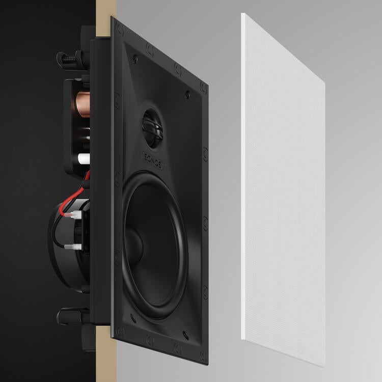 Sonos | In-Wall Set - Amp + 2 In-Wall Speakers by Sonance - Wi-Fi-Audio Video Centrale