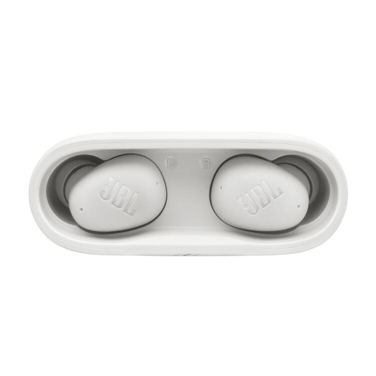 JBL Vibe Buds 2 | In-Ear Headphones - Wireless - Bluetooth - Smart Ambient Technology - White-Audio Video Centrale