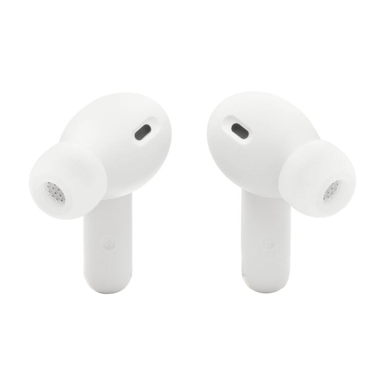 JBL Vibe Beam 2 | In-Ear Headphones - Wireless - Bluetooth - Smart Ambient Technology - White-Audio Video Centrale