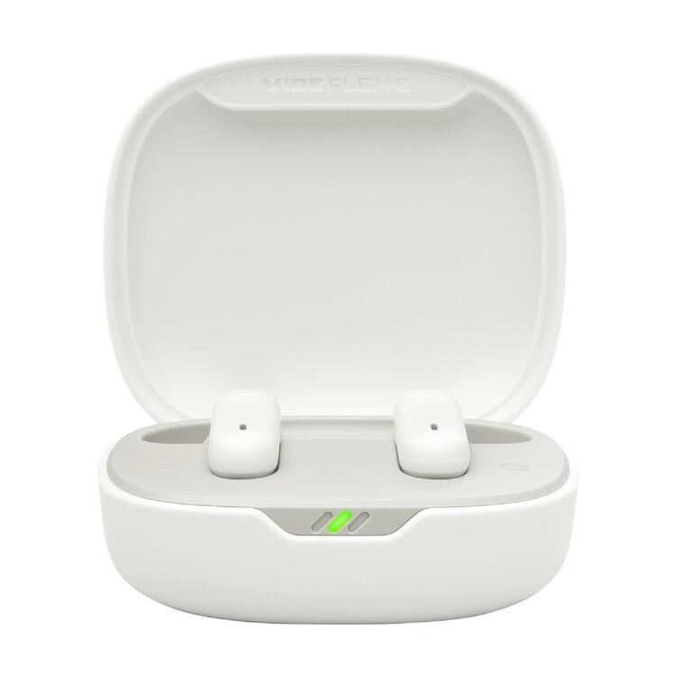 JBL Vibe Flex 2 | In-Ear Headphones - Wireless - Bluetooth - Smart Ambient Technology - White-Audio Video Centrale