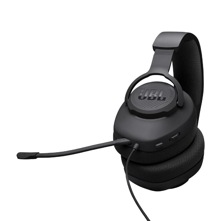 JBL Quantum 100 M2 | Wired circumaural gaming headphones - Compatible with all platforms - Black-Audio Video Centrale