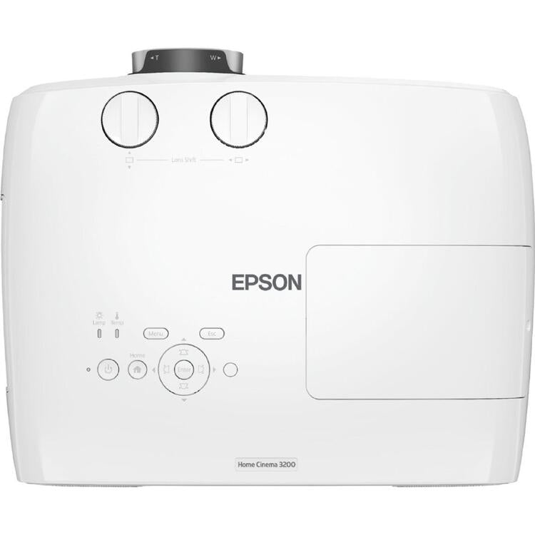 Epson Home Cinema 3200 | 3LCD Home Cinema Projector - 16:9 - 4K Pro-UHD - White-Audio Video Centrale